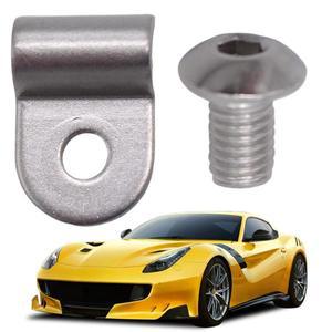 3/16인치 스테인리스 스틸 범용 브레이크 라인 클램프 클립 및 나사 연료 세트