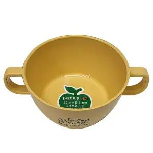 옥수수 국산 유아용 식기 공기 국 밥그릇 양손 소형 뚜껑