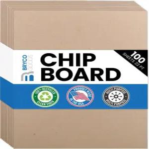 칩보드 시트 8.5 x - 공예 DIY 프로젝트 및 포장용 22포인트 크래 보드 00장 골판지 MDF 보드의 내구성