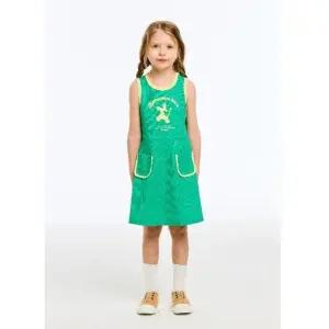 [갤러리아] 26S/S 베네통키즈 와플 민소매 원피스 QAOP16631_GN(그린)