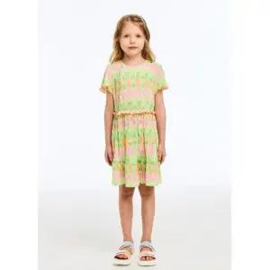 [갤러리아] 26S/S 베네통키즈 레인보우 보드레 플리츠 원피스 QAOP11631_YG(옐로우그린)