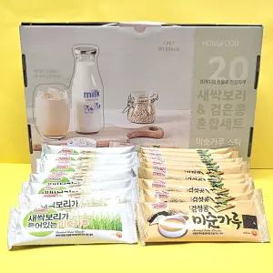 미숫가루 검은콩 20P 김자반 국산 누룽지 광천김 간식 선물용 간편식 다시마팩 단체선물