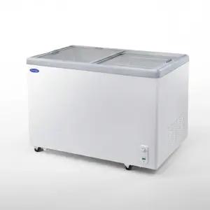 캐리어CRK 냉동고 273L 저소음 유리도어 CSDHD301WA 아이스크림 냉동식품 보관