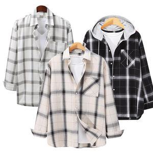 [후앙스]가을신상 셔츠/캐주얼/체크남방/오버핏남자셔츠