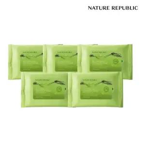 [네이처리퍼블릭] 제주 탄산 클렌징 티슈 15매 X 5 (총 75매)