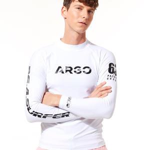 아르고 발보아 남성 래쉬가드 상의 화이트