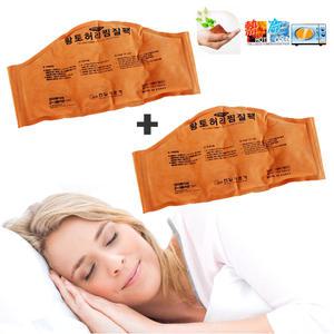 한일의료기 황토찜질팩 냉온 인견사 허리찜질팩 2개