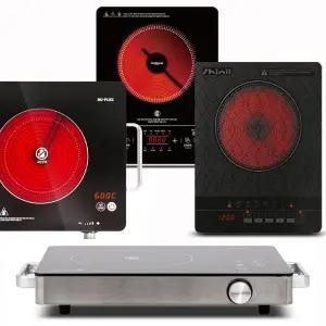 프리스탠딩 1구 하이라이트 인덕션 전기레인지 핫플레이트 모음 전기렌지 급속가열로 빠른조리