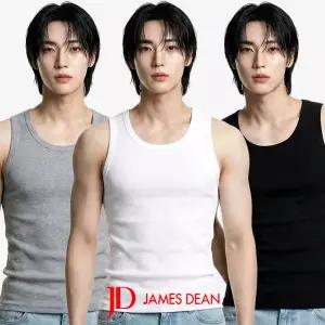 제임스딘 남성 런닝 셔츠 순면 후라이스 골지 남자 민소매 나시 JHMRV011