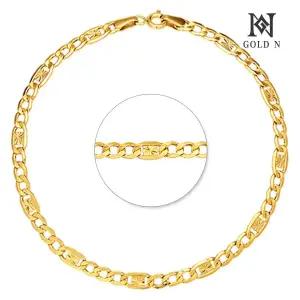 골드앤 14K 스타커브체인 팔찌 2타입 여성