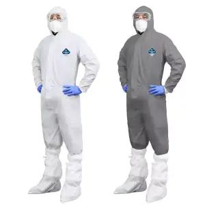 토치모 방수 코팅 작업복 원피스 보호복 방진 방역복 석면 해체 일회용