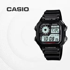 카시오 CASIO 우레탄밴드 전자시계 군인 군용 군입대시계 AE1200WH AE-1200WH-1A