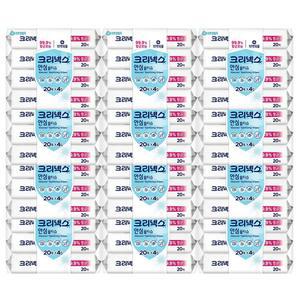 크리넥스 99.9% 안심물티슈 휴대용 20매 4입 x12개