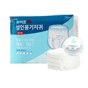 라이프업 성인용기저귀 팬티형 대형 1박스 80매 할머니 요양원 기저귀 병원