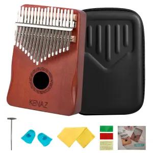 케나즈 KKV60 칼림바 하드케이스포함 마호가니 베벨컷 17음계