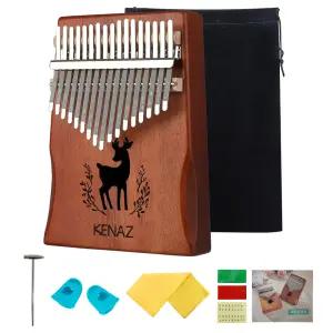 케나즈 KK215 사슴 어쿠스틱 칼림바 17음계 마호가니 카림바