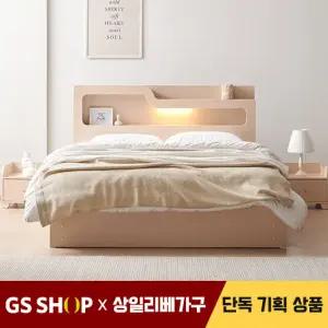 [특가]상일리베가구 트윙클 LED 수납 침대SET+본넬매트 SS