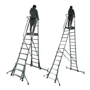 신양 S마크 안전발판 작업용 사다리 9단 SYSF-09 난간우마