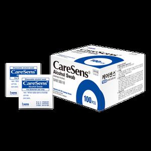 케어센스 알콜스왑 알콜솜 개별포장 100매 5팩 (500매)d