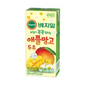정식품 베지밀 애플망고 두유 190ml 48개