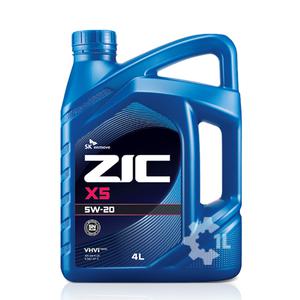 SK루브리컨츠 ZIC X5 SN PLUS 5W20 4L 가솔린 엔진오일