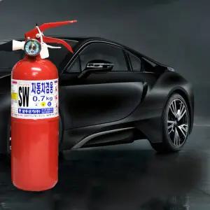 삼우 차량용 소화기 0.7kg 현대 기아차 납품회사 삼우산기(주) 가정용겸용