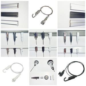 레일 액자걸이 강력잠금 와이어 갤러리 사진 그림걸이 픽쳐 레일(은/흑/백) 벽 천정 설치