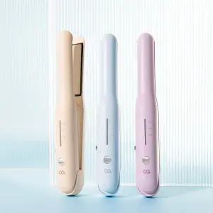 오아 무선 고데기 매직기 볼륨 헤어 미니 고대기 여자 남자 전문가용 앞머리 판 고데기