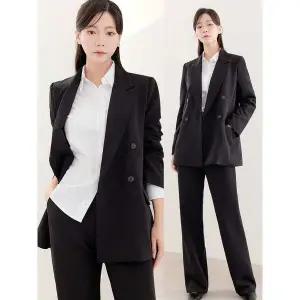 [하프클럽/]스판쩌는 델리아 바지 SET 여자 세미 정장 셋업 수트 투피스 세트