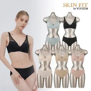 비비안 스킨핏 라이크라 더블리프팅 노와이어 여성속옷세트 10종