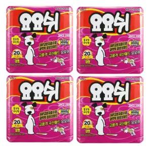 요요쉬 패드 대형  와인향 20매 4개묶음