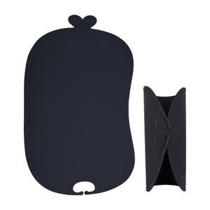 이놀 칼집나지 않는 항균 TPU 안심 도마 블랙캐비어, 1개