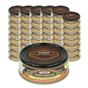 런치 셰프스페셜 흰살참치와 연어 캔 80g x 48개