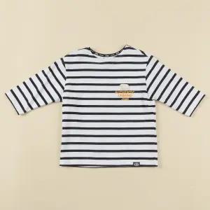 [지프키즈] KN2TSU033 스트라이프 7부 티셔츠