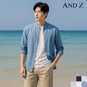 [앤드지] 브리즈 리넨 밴드카라 셔츠 (BLB2WC1002)