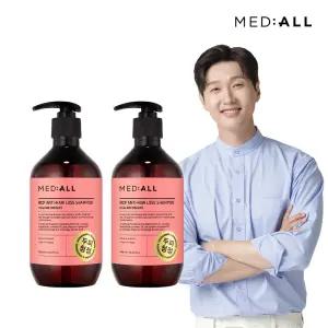 메디올 탈모완화 비듬각질케어 약산성 힐링부케 샴푸 480ml 2개