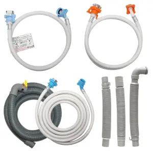 2-1 세탁기 급수 호스 냉온 세트 1.3m 삼성 엘지 수도꼭지 냉수 온수 호스