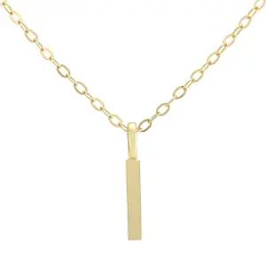 14k 통과형 미니 스틱 펜던트(체인 미포함)