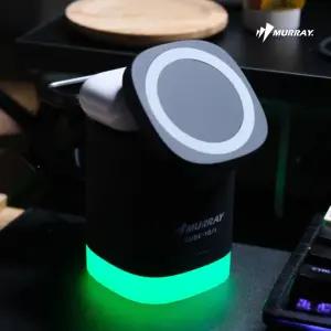 머레이 감성 인테리어 3in1 고속 무선충전기 무드등 갤럭시워치 애플워치 버즈 에어팟 완벽호환 갤럭시S25 충전기