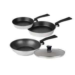 알텐바흐 디펜더스 인덕션 스테인레스 후라이팬 24팬+28팬+28웍+28커버 4종세트