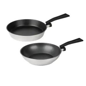 알텐바흐 디펜더스 통5중 스테인레스 후라이팬 28팬+28웍 2종세트 (모든열원용-인덕션 가스레인지)