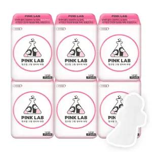핑크랩 그램 생리대 대형(10P) 6팩