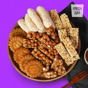 [프레시데이][한과명인] 전통 우리밀 약과 강정 MZ세트 (12+5입)