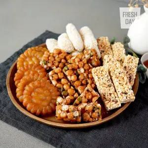 [프레시데이][한과명인] 전통 우리밀 약과 강정 MZ세트 (12+5입)*2박스