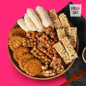 [프레시데이][한과명인] 전통 우리밀 약과 유과 MZ세트 (12+5입)*3박스