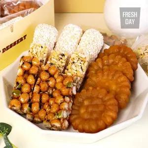 [프레시데이][한과명인] 전통 우리밀 약과 오란다 MZ세트 (12+5입)*4박스