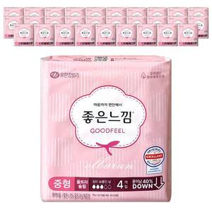 좋은느낌 오리지널 울트라 날개 중형 4매x30개 /자판기용 휴대용 여행용 생리대