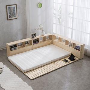 우드퍼니쳐 침대 프레임 매트리스 토퍼 겸용깔판  받침대 미니싱글(헤드별매)