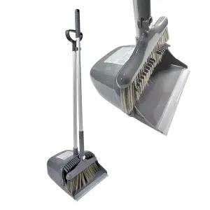 제이오마켓 스마트 쓰레받기세트/학교 교실 사무실 업소용 방비 빗자루 쓰레받기 일체형 세트