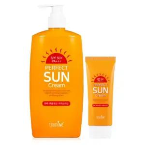 터치미 퍼펙트 썬크림 SPF50+ 500ml+60ml 바디선크림 대용량 혼합자차